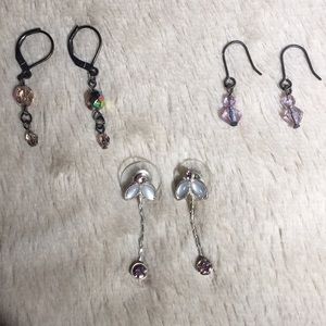 Bundle of 3 sets of earrings
